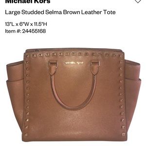 Michael Kors Large Selma Studded tote